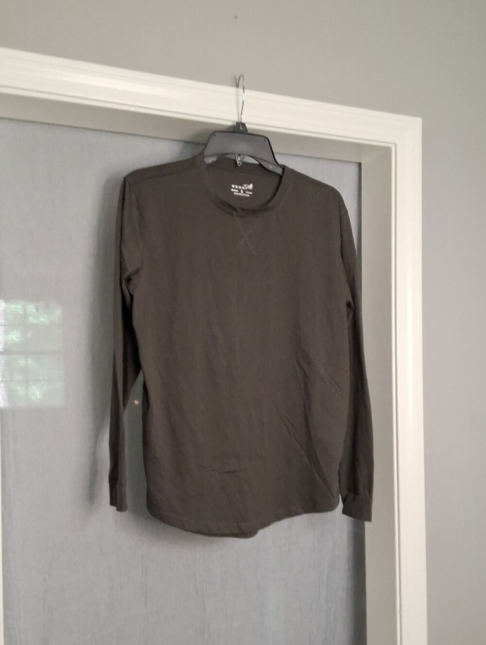 TEZO Gym Collection Crewneck Tee in Olive